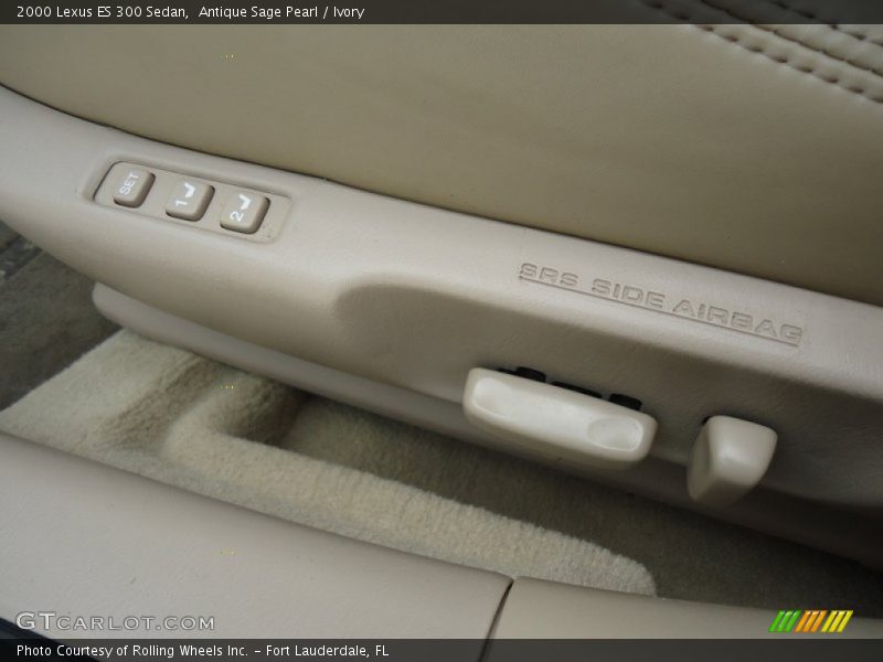 Antique Sage Pearl / Ivory 2000 Lexus ES 300 Sedan