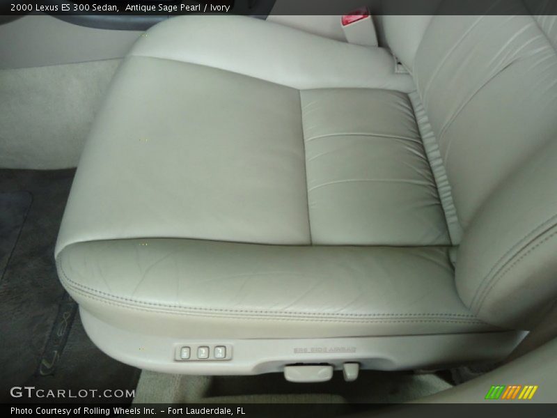 Antique Sage Pearl / Ivory 2000 Lexus ES 300 Sedan