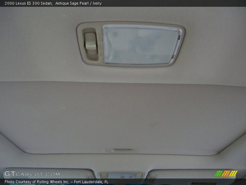 Antique Sage Pearl / Ivory 2000 Lexus ES 300 Sedan