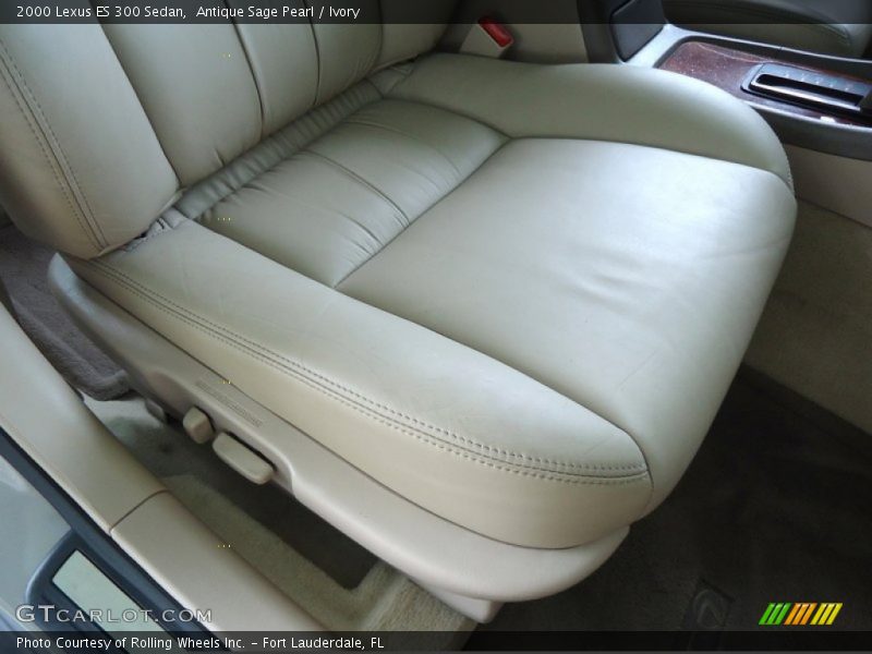 Antique Sage Pearl / Ivory 2000 Lexus ES 300 Sedan