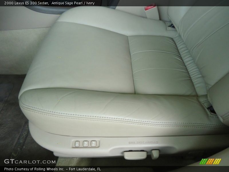 Antique Sage Pearl / Ivory 2000 Lexus ES 300 Sedan