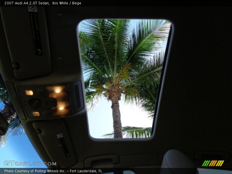 Sunroof of 2007 A4 2.0T Sedan