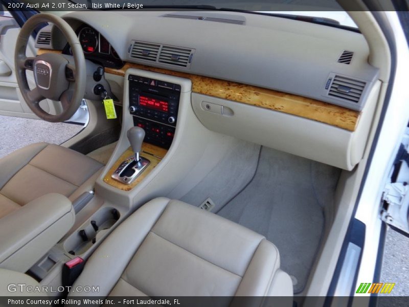 Dashboard of 2007 A4 2.0T Sedan