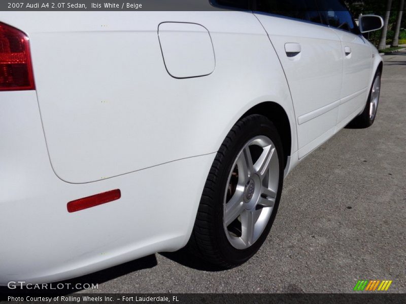 Ibis White / Beige 2007 Audi A4 2.0T Sedan