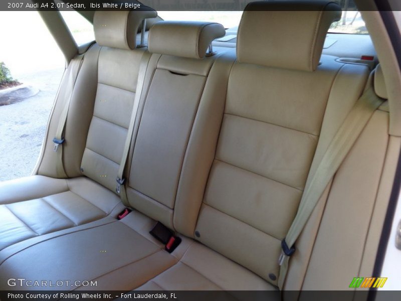 Ibis White / Beige 2007 Audi A4 2.0T Sedan