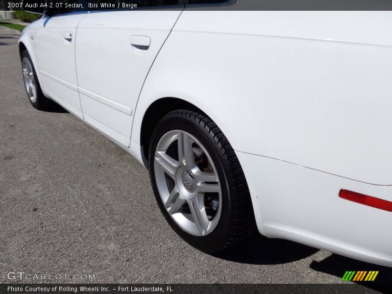 Ibis White / Beige 2007 Audi A4 2.0T Sedan