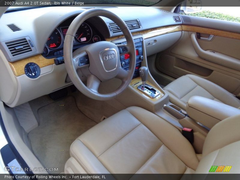 Beige Interior - 2007 A4 2.0T Sedan 