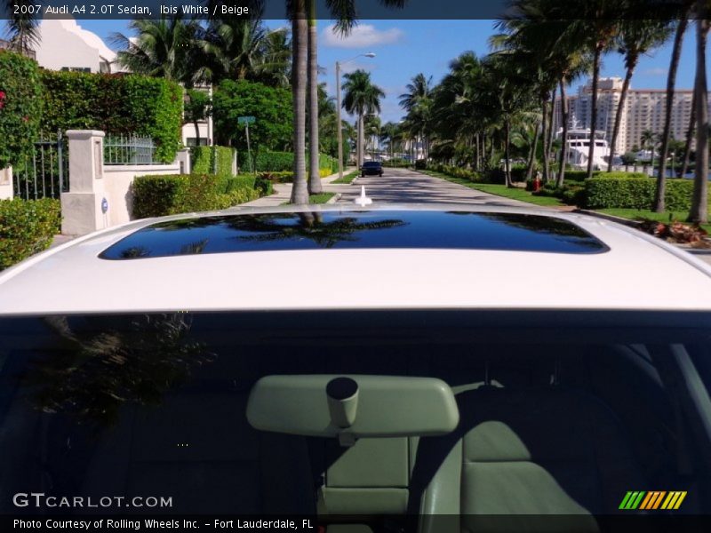 Ibis White / Beige 2007 Audi A4 2.0T Sedan