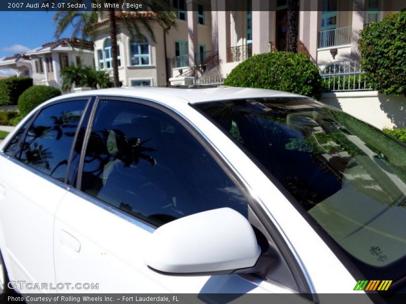 Ibis White / Beige 2007 Audi A4 2.0T Sedan