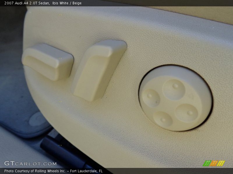 Ibis White / Beige 2007 Audi A4 2.0T Sedan