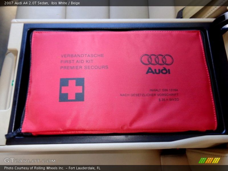 Ibis White / Beige 2007 Audi A4 2.0T Sedan