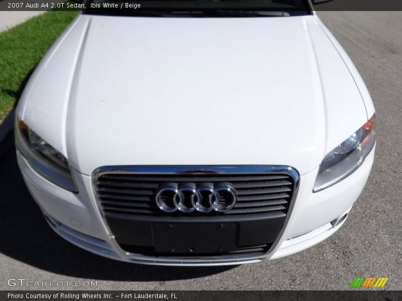 Ibis White / Beige 2007 Audi A4 2.0T Sedan