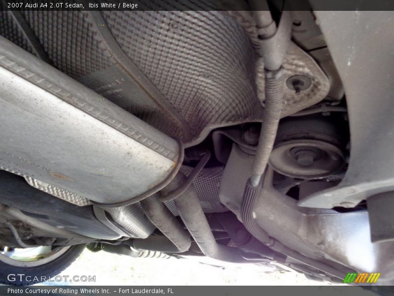 Undercarriage of 2007 A4 2.0T Sedan
