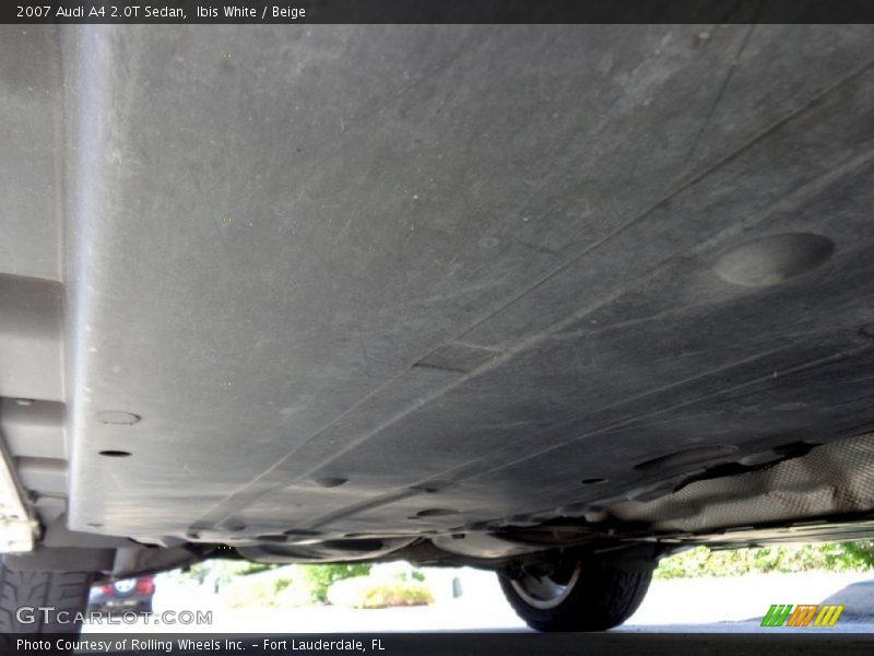 Undercarriage of 2007 A4 2.0T Sedan