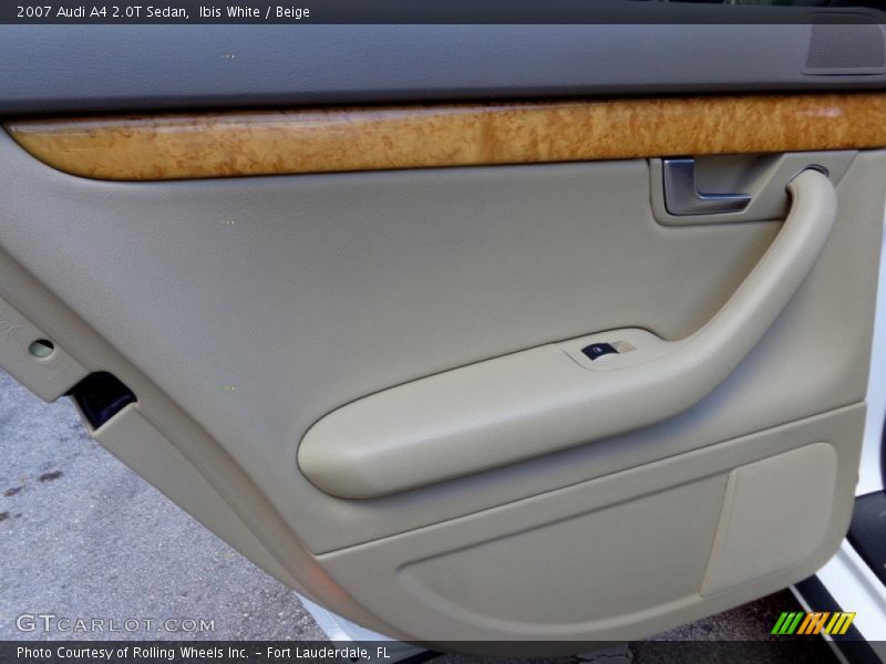 Ibis White / Beige 2007 Audi A4 2.0T Sedan