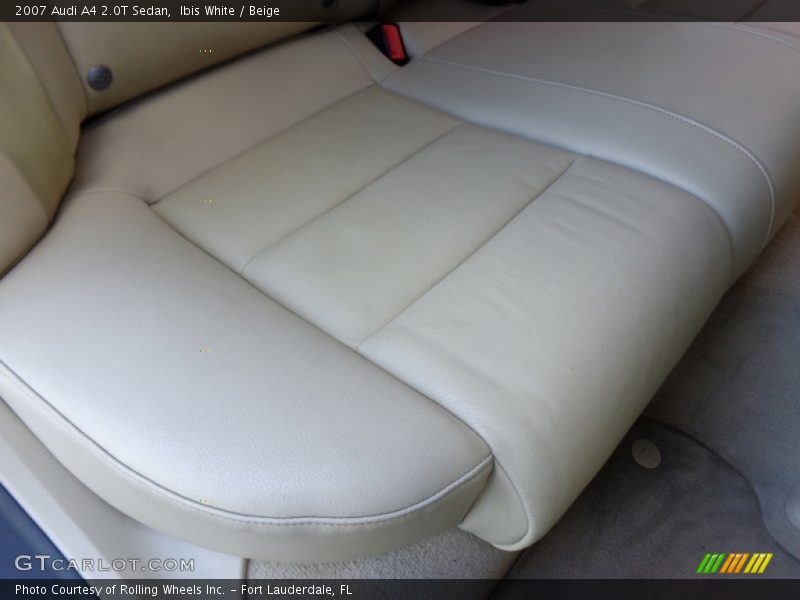 Ibis White / Beige 2007 Audi A4 2.0T Sedan