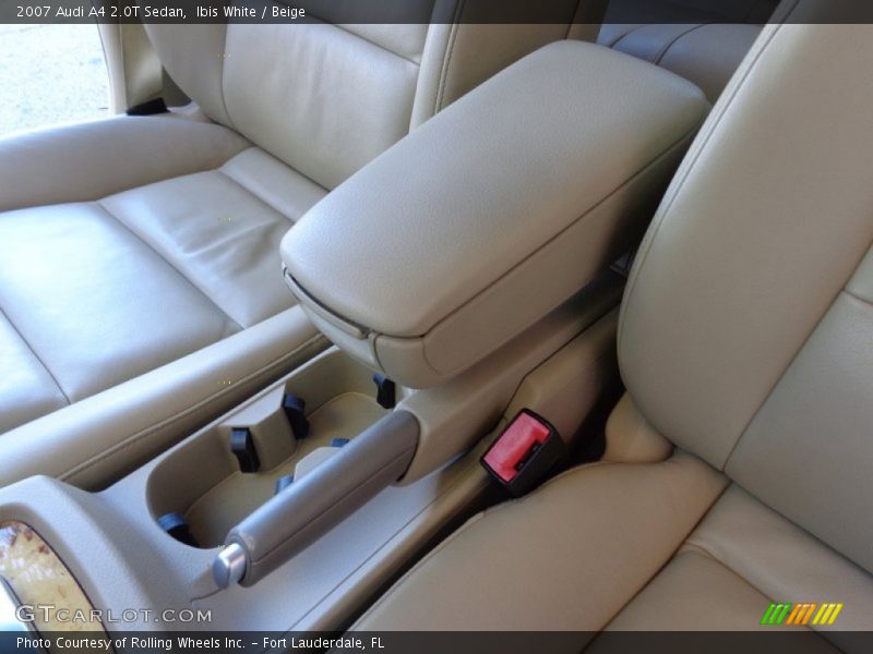 Ibis White / Beige 2007 Audi A4 2.0T Sedan