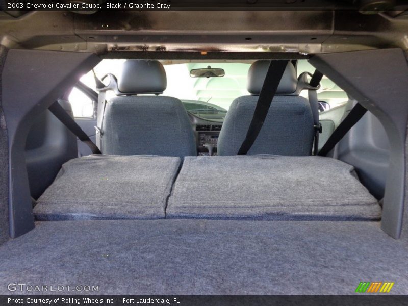Black / Graphite Gray 2003 Chevrolet Cavalier Coupe