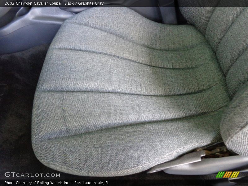 Black / Graphite Gray 2003 Chevrolet Cavalier Coupe