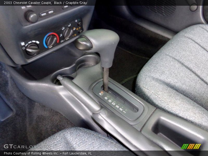 Black / Graphite Gray 2003 Chevrolet Cavalier Coupe