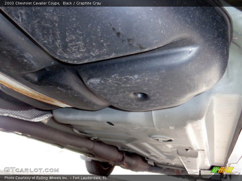 Black / Graphite Gray 2003 Chevrolet Cavalier Coupe