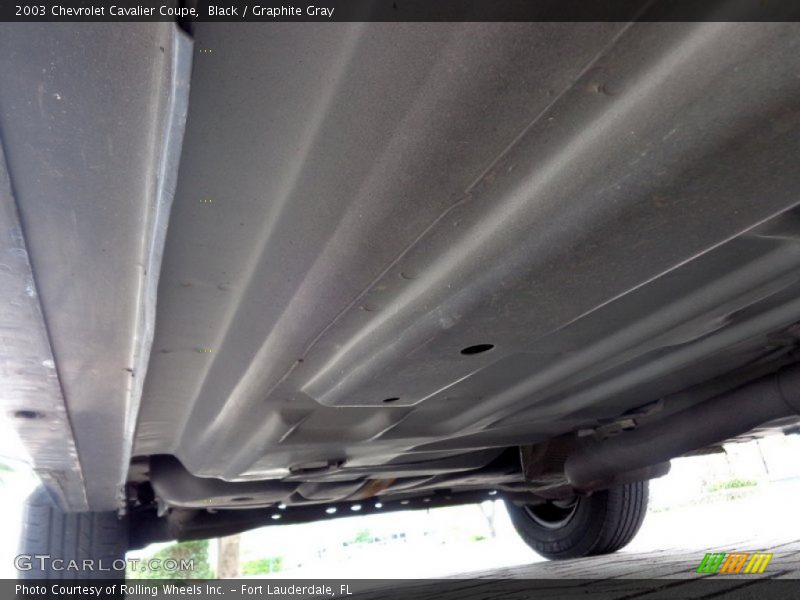 Black / Graphite Gray 2003 Chevrolet Cavalier Coupe