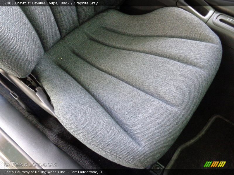 Black / Graphite Gray 2003 Chevrolet Cavalier Coupe