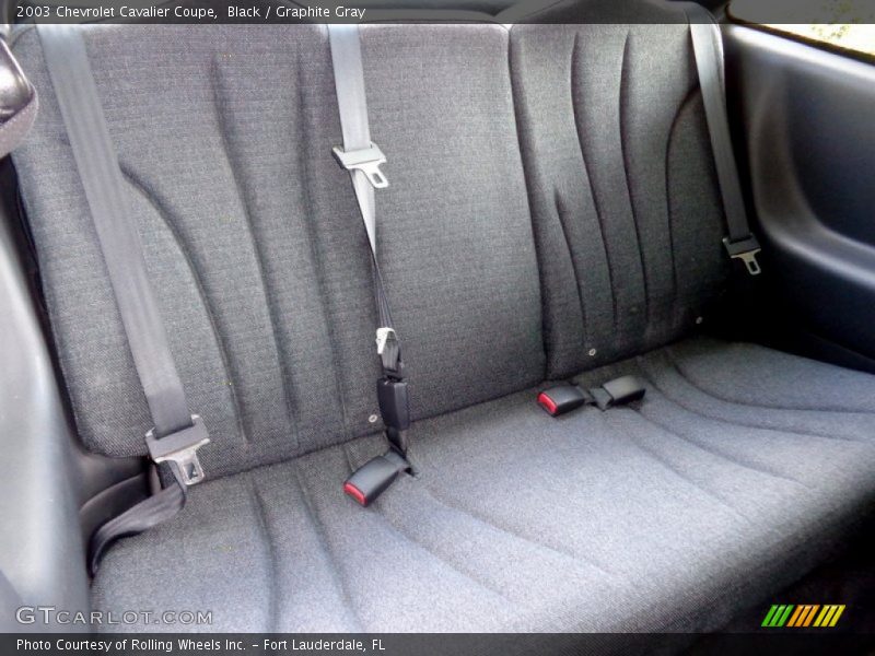 Black / Graphite Gray 2003 Chevrolet Cavalier Coupe
