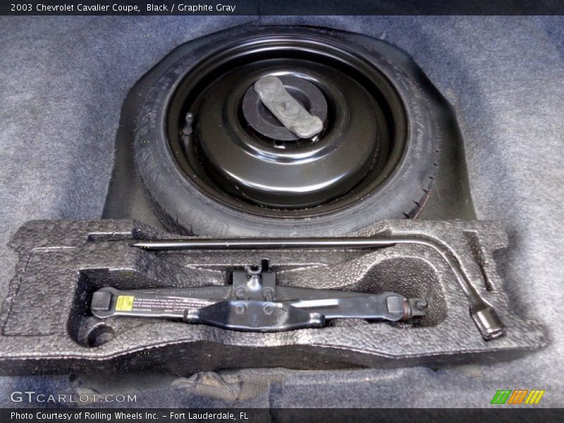 Black / Graphite Gray 2003 Chevrolet Cavalier Coupe