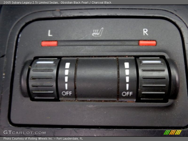 Obsidian Black Pearl / Charcoal Black 2005 Subaru Legacy 2.5i Limited Sedan