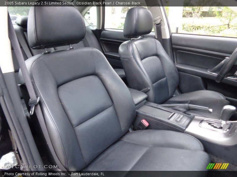 Obsidian Black Pearl / Charcoal Black 2005 Subaru Legacy 2.5i Limited Sedan