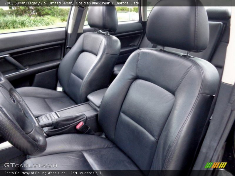 Obsidian Black Pearl / Charcoal Black 2005 Subaru Legacy 2.5i Limited Sedan