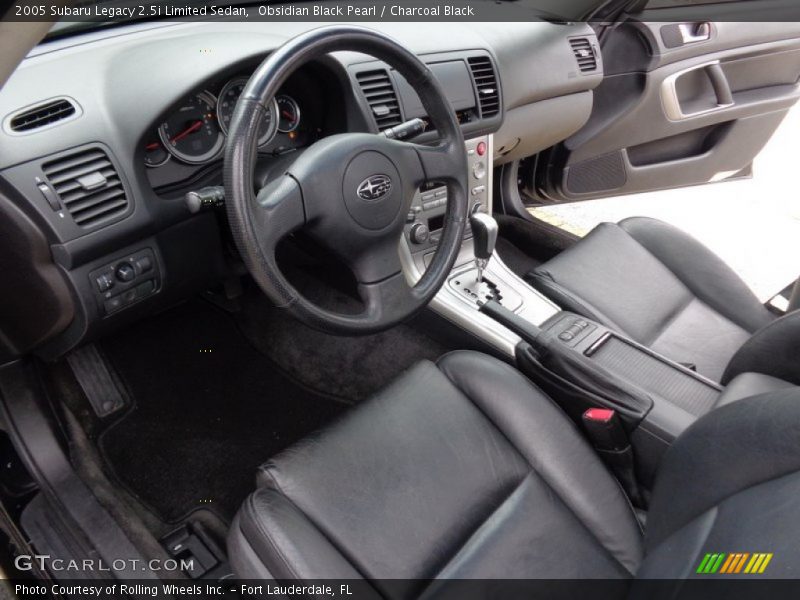 Obsidian Black Pearl / Charcoal Black 2005 Subaru Legacy 2.5i Limited Sedan