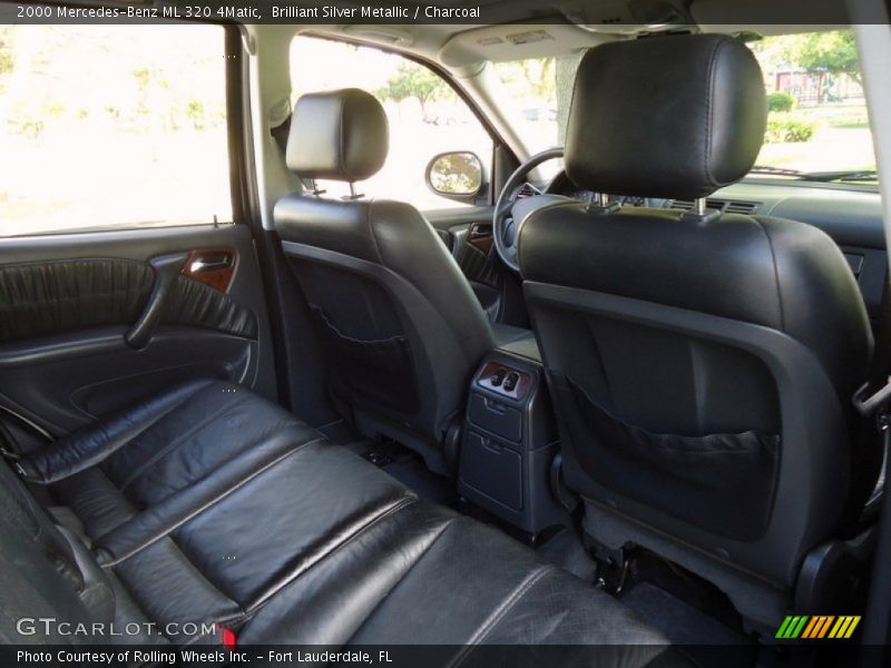 Brilliant Silver Metallic / Charcoal 2000 Mercedes-Benz ML 320 4Matic