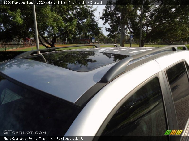 Brilliant Silver Metallic / Charcoal 2000 Mercedes-Benz ML 320 4Matic