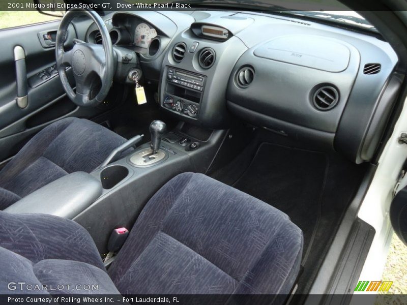 Dover White Pearl / Black 2001 Mitsubishi Eclipse Spyder GT