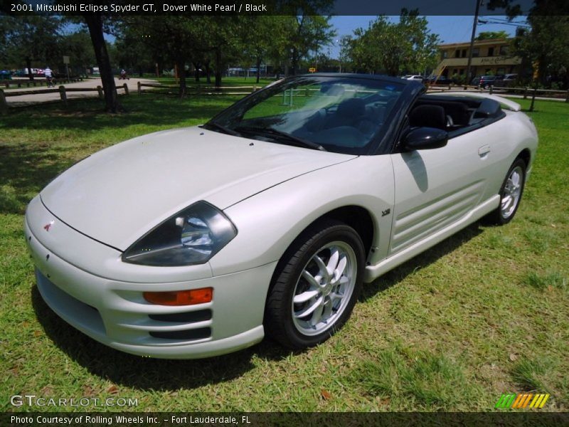 Dover White Pearl / Black 2001 Mitsubishi Eclipse Spyder GT