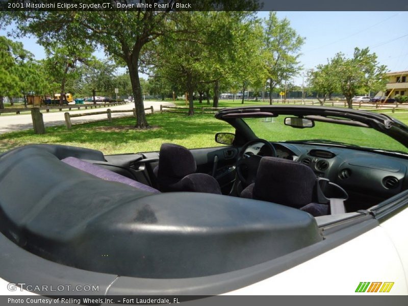 Dover White Pearl / Black 2001 Mitsubishi Eclipse Spyder GT