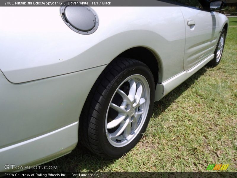 Dover White Pearl / Black 2001 Mitsubishi Eclipse Spyder GT