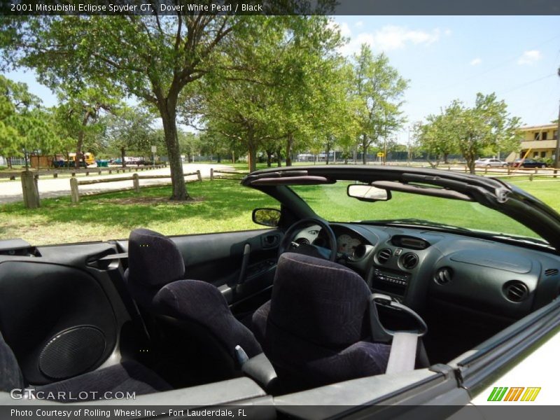 Dover White Pearl / Black 2001 Mitsubishi Eclipse Spyder GT