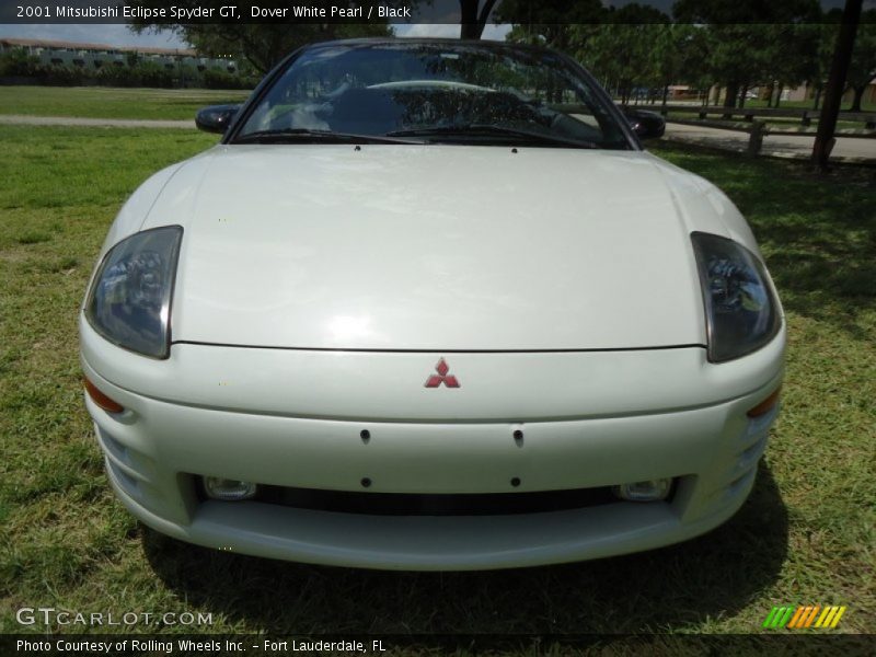 Dover White Pearl / Black 2001 Mitsubishi Eclipse Spyder GT