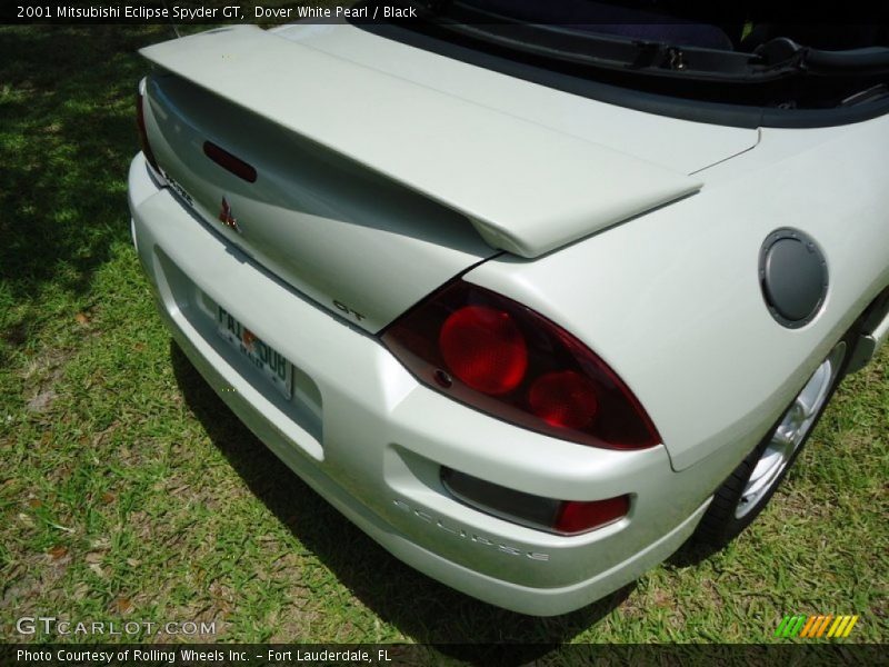 Dover White Pearl / Black 2001 Mitsubishi Eclipse Spyder GT