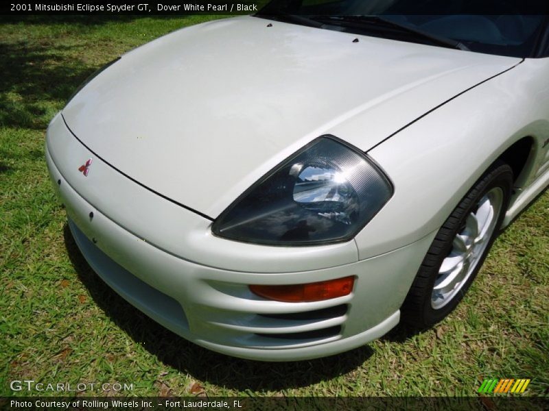 Dover White Pearl / Black 2001 Mitsubishi Eclipse Spyder GT