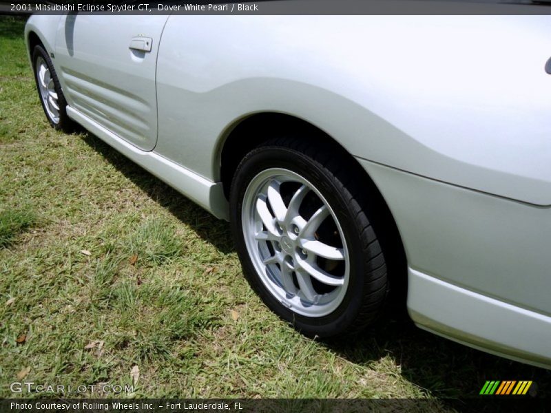 Dover White Pearl / Black 2001 Mitsubishi Eclipse Spyder GT