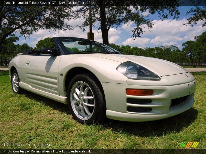 Dover White Pearl / Black 2001 Mitsubishi Eclipse Spyder GT