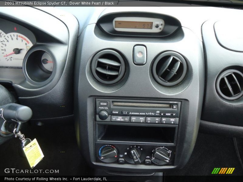 Dover White Pearl / Black 2001 Mitsubishi Eclipse Spyder GT
