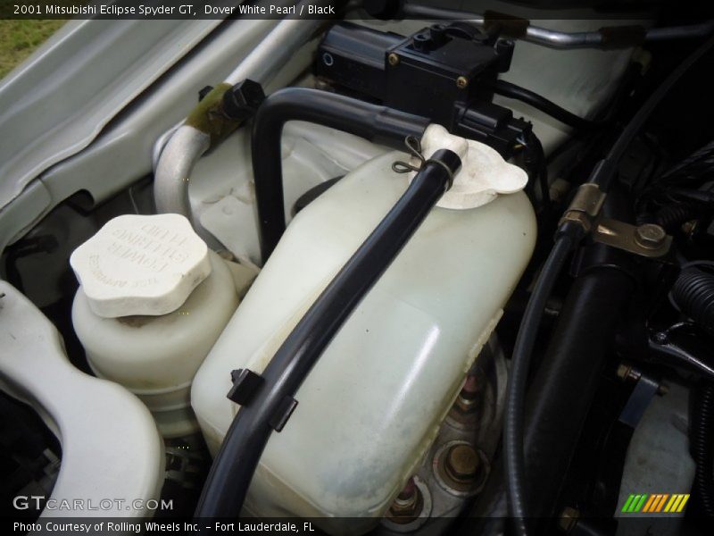 Dover White Pearl / Black 2001 Mitsubishi Eclipse Spyder GT