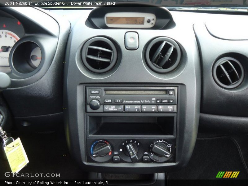 Dover White Pearl / Black 2001 Mitsubishi Eclipse Spyder GT