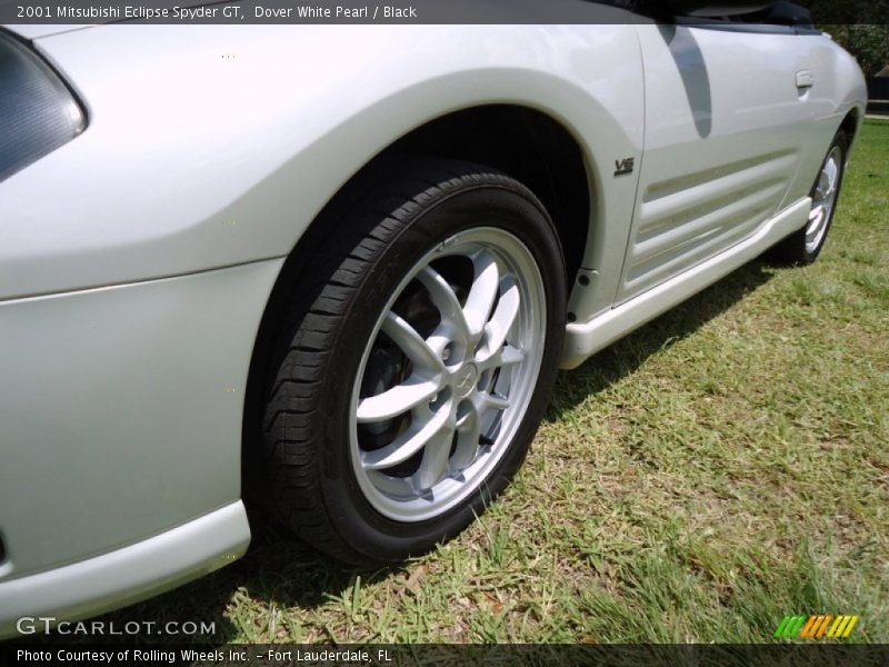 Dover White Pearl / Black 2001 Mitsubishi Eclipse Spyder GT