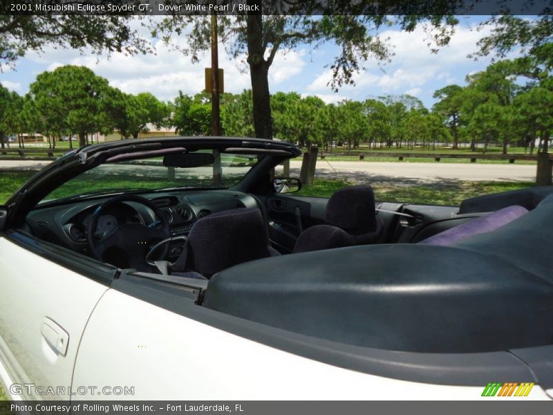 Dover White Pearl / Black 2001 Mitsubishi Eclipse Spyder GT